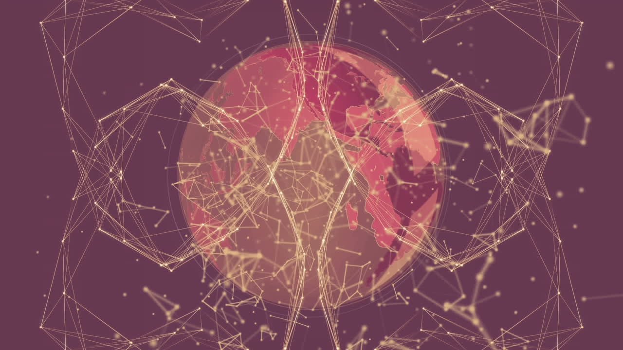 세부적인 가상 행성 지구의 3d 일러스트레이션.