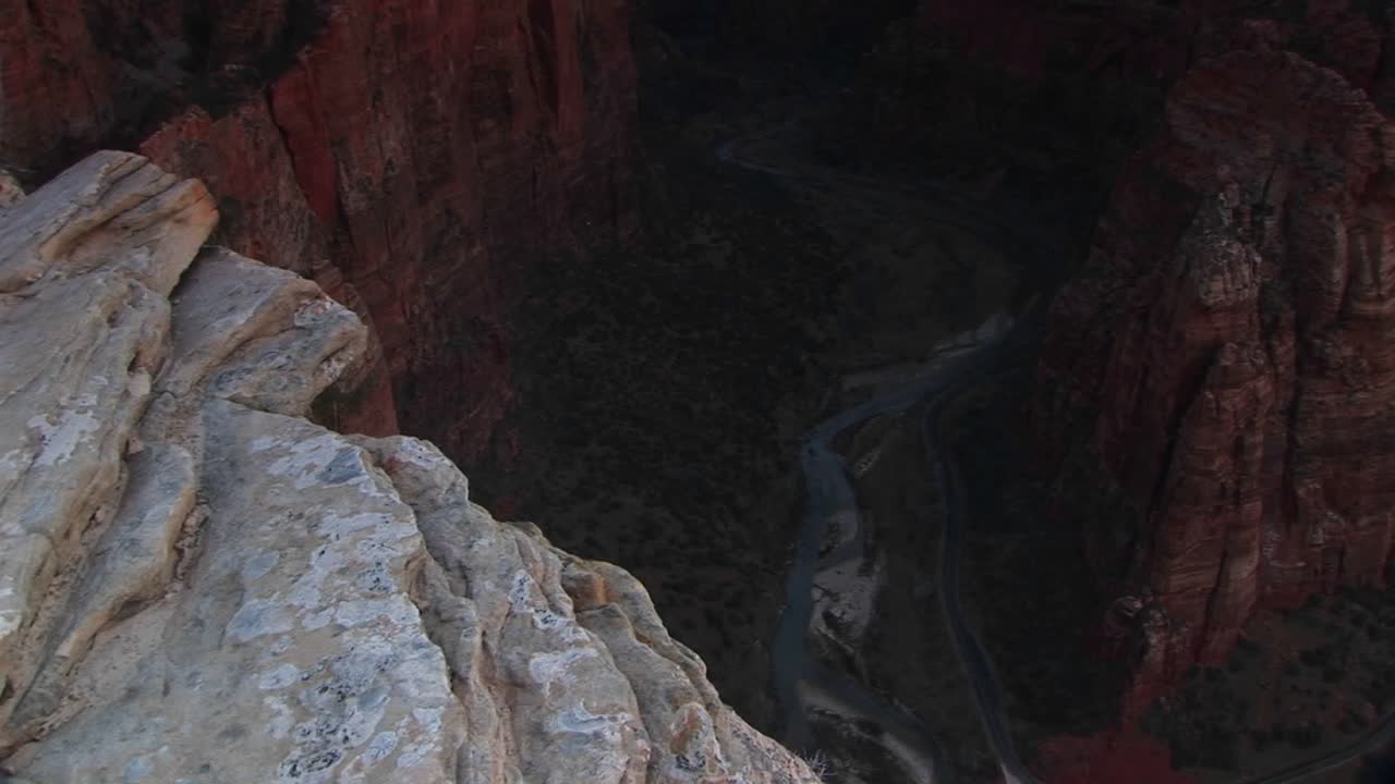 Panup From Angels Landing In Zion National Park Utah