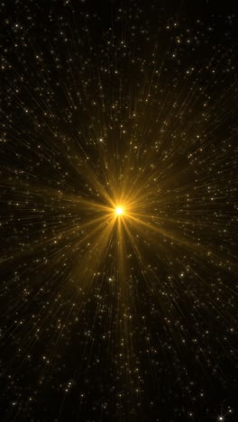 Gold glitter circle sparkles light shine sparkles golden spark particles in circle frame on black