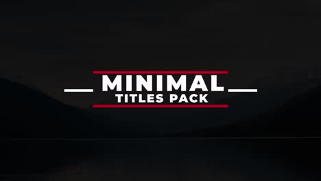 motion design creative titles and templates