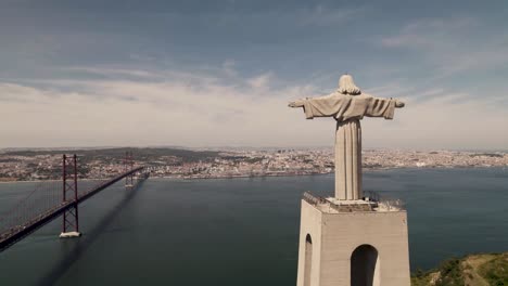 Sanctuary-of-Christ-the-King,-Santuario-de-Cristo-Rei,-Almada,-Lisbon