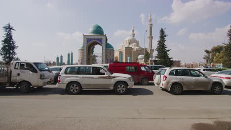 the beautiful jalil khayat mosque in erbil, iraq