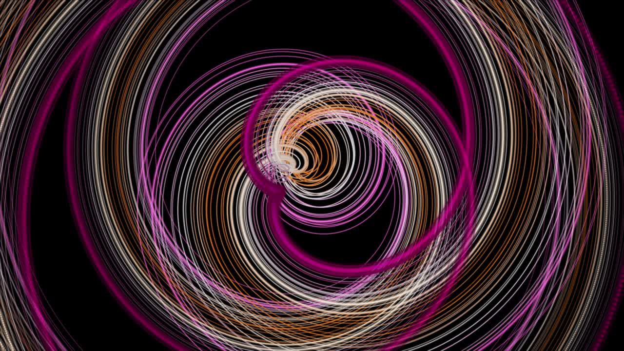 Fantastic animation with stripe wave object in slow motion, 4096x2304 loop 4K