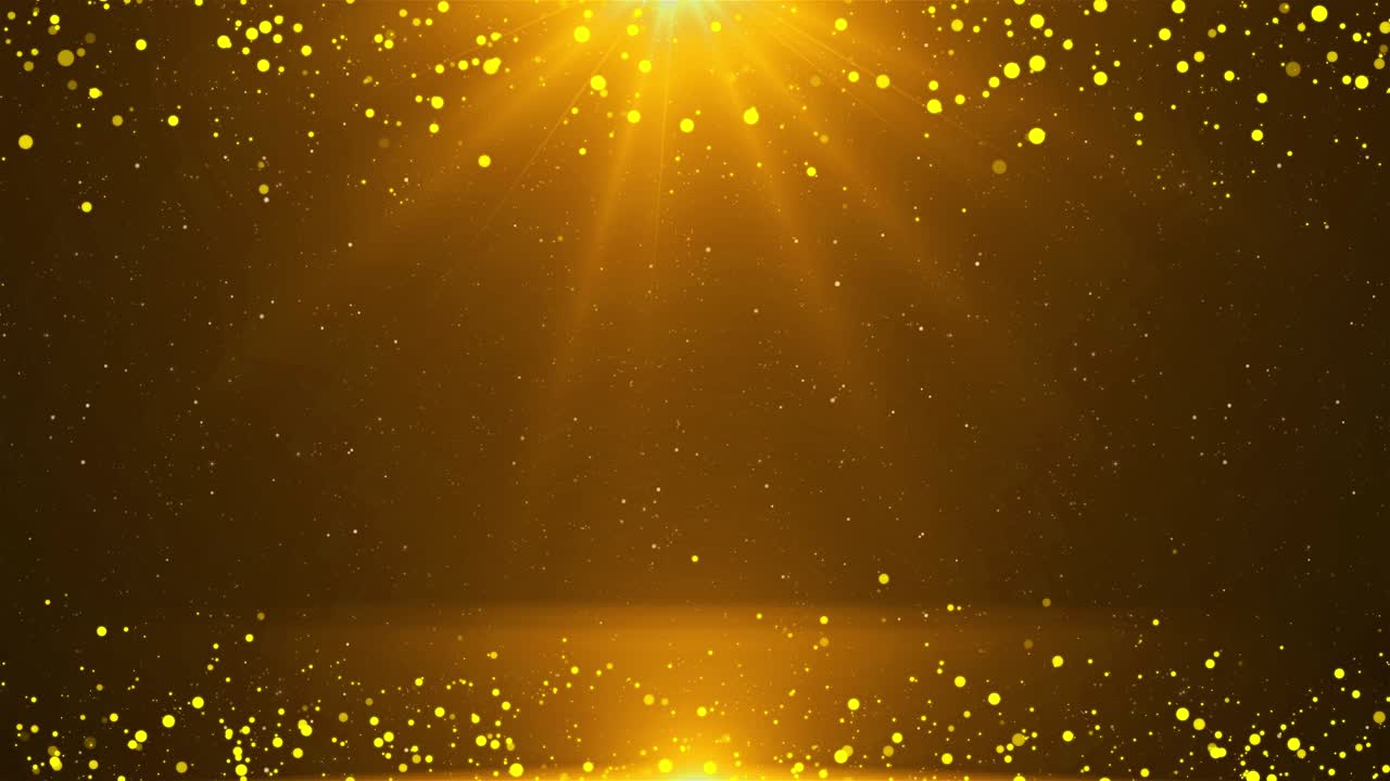 4K 황금빛 여름, 보케 햇빛, 자연스러운 그림자 오버레이 배경 로고, 시상식 제목 모션