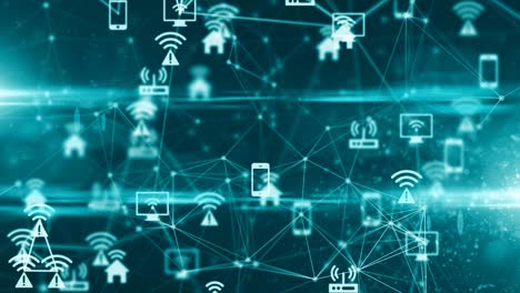 internet de las cosas (iot) red de dispositivos físicos con conectividad a la red