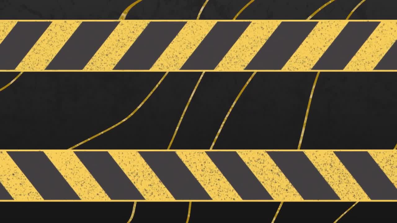 animación de formas y líneas que se mueven sobre un fondo negro