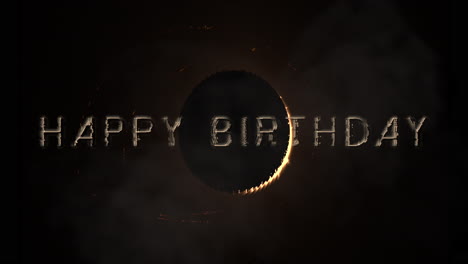 happy birthday shines brightly in black holes enigmatic depths