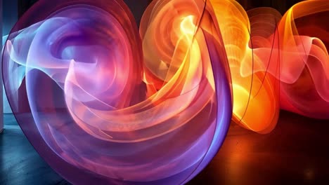 humo de colores abstractos