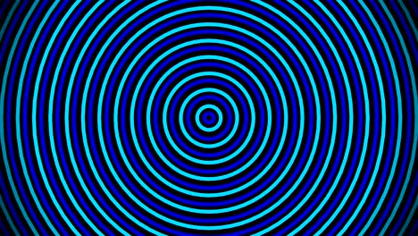 animación de círculos coloridos, transición de círculos. bucles sin costuras