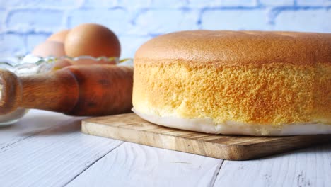 homemade sponge cake