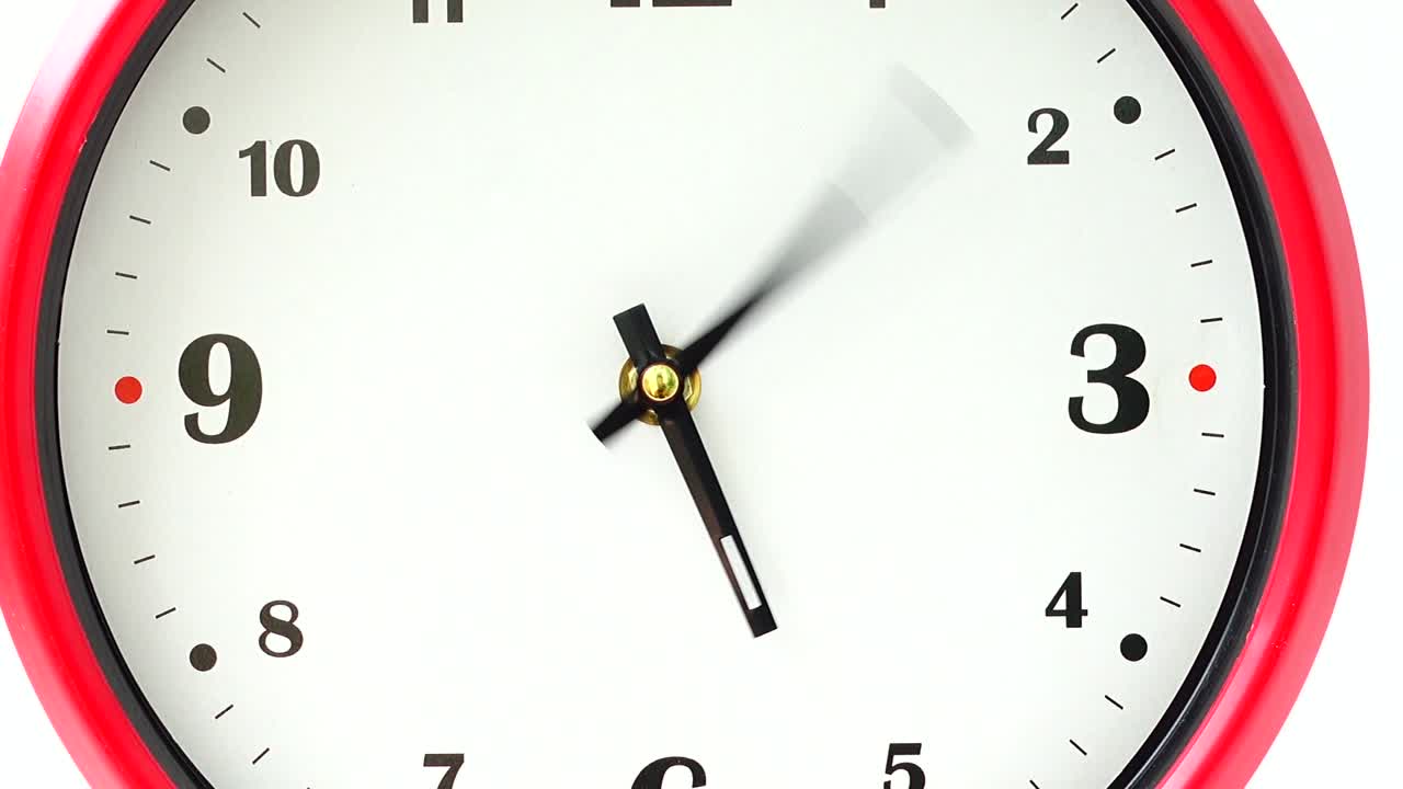Shooting of hours. Time lapse