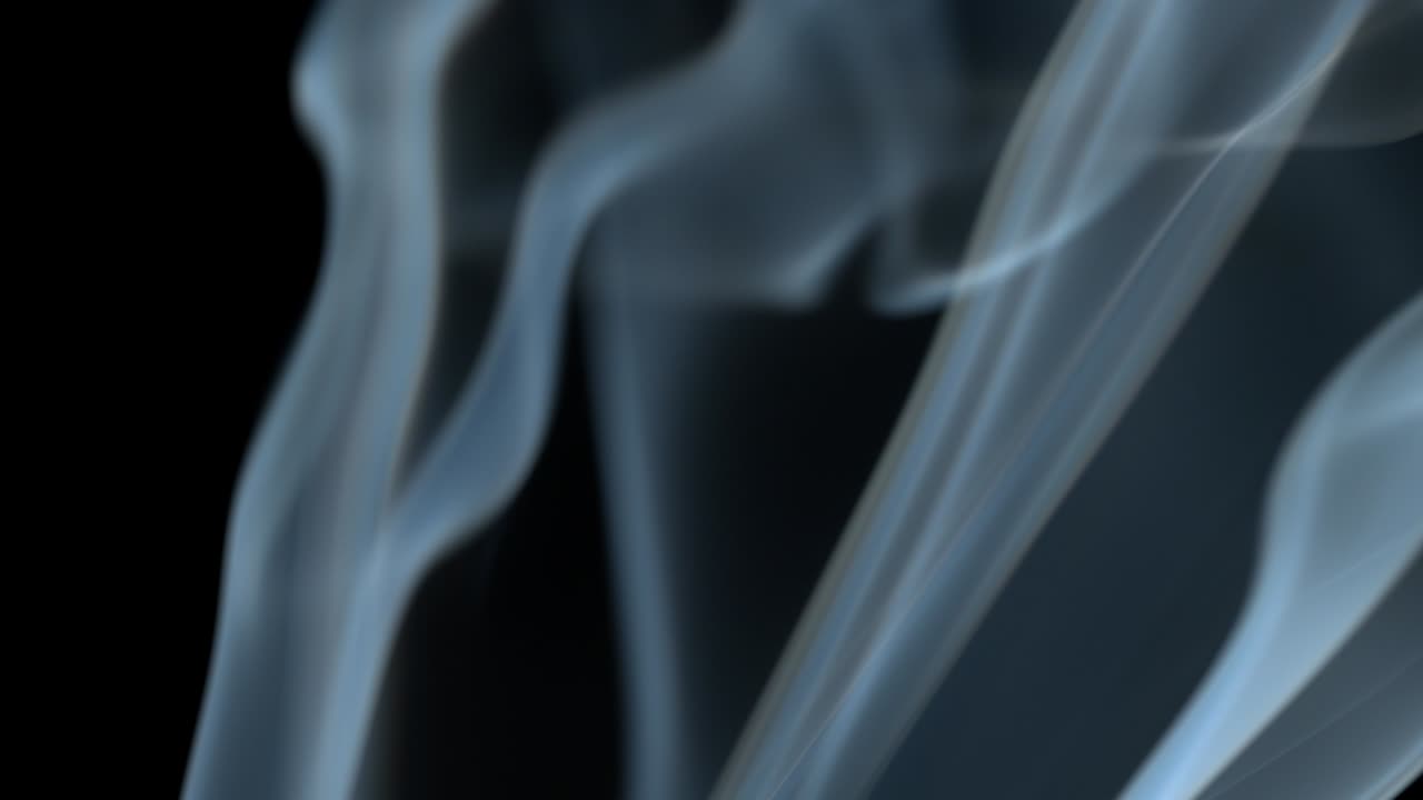 검은 바탕에 연기가 아져 나옵니다.