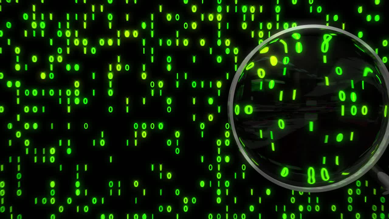 datos bajo lupa binario espejismo espejismo 4k