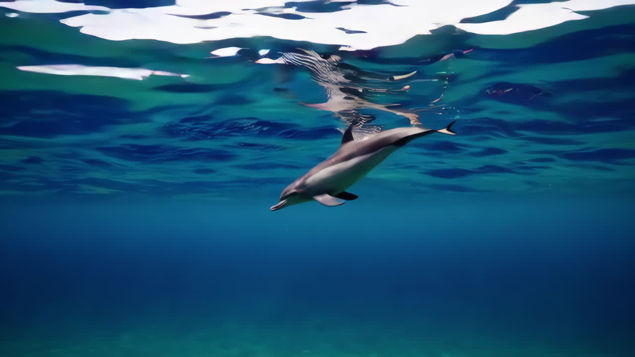 Dolphin underwater