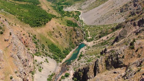 Rocky-Mountains-Of-Ugam-​Chatkal-National-Park-With-Urungach-Lake-In-Uzbekistan