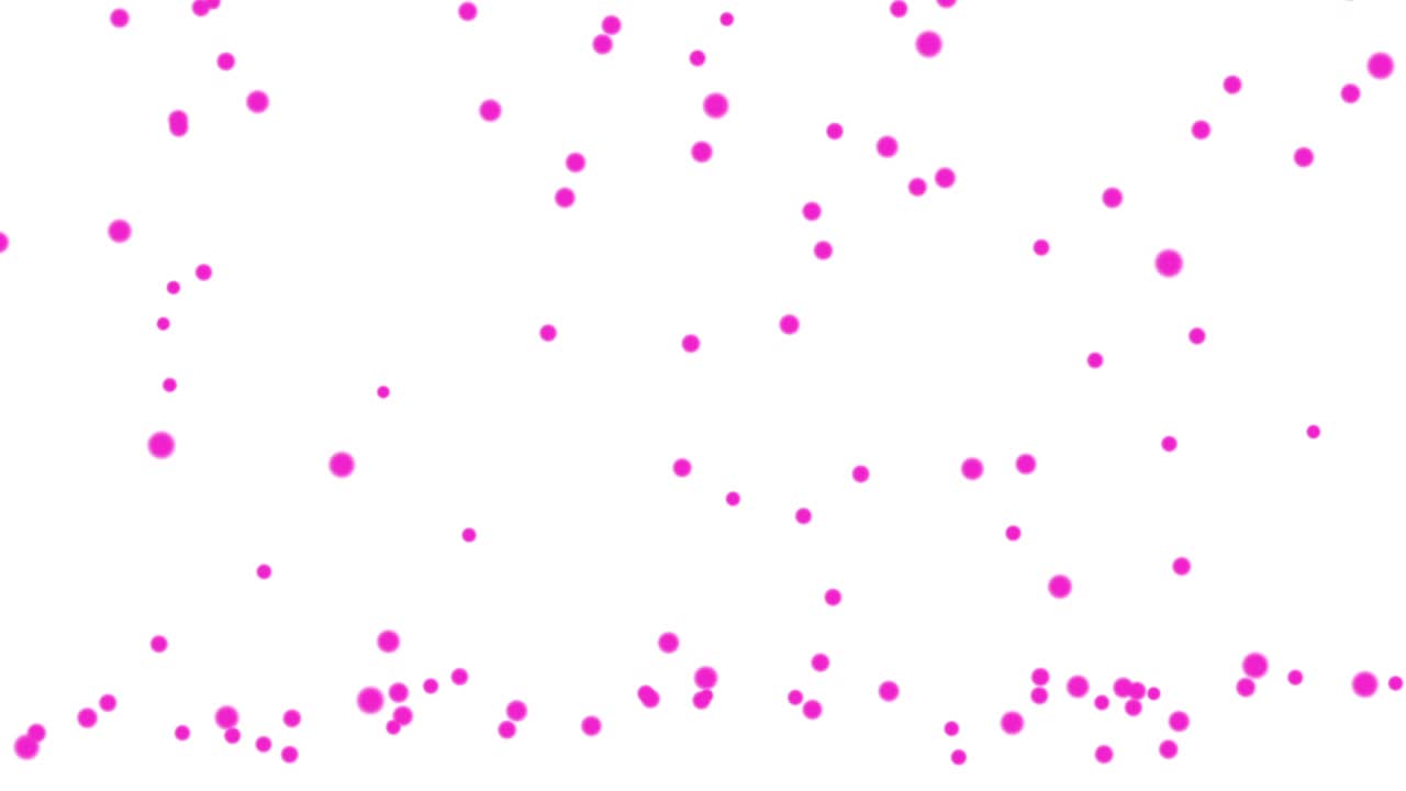 보라색 공이 지상에서 반이고 색 배경에서 움직이는 애니메이션