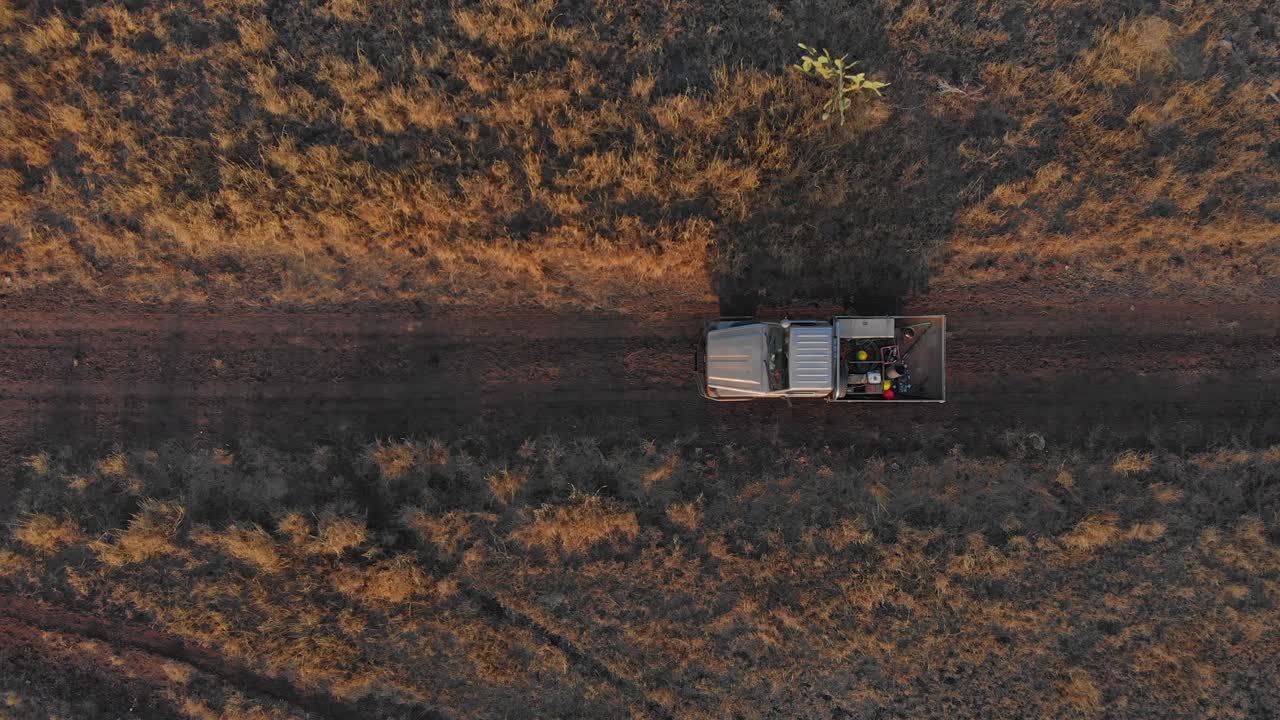 Landcruiser in the Emerald outback, Queensland, Australia