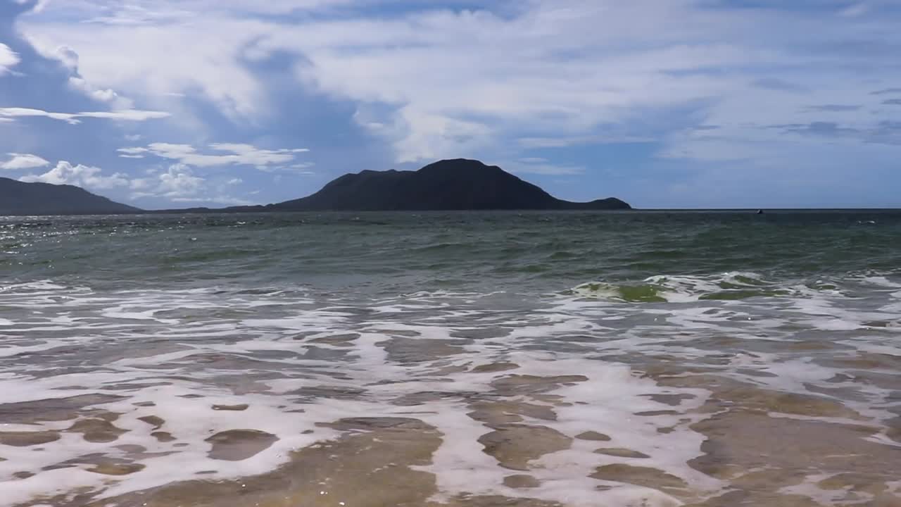 피츠로이 섬의 호주 누디 해변에서 촬영 설정