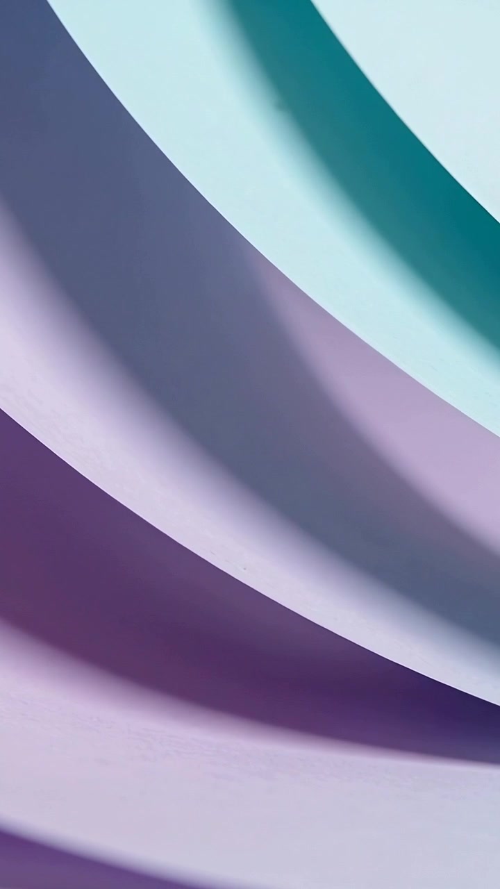 Vertical video: Shifting bands creating motion on vertical screen on loop, teal purple gradient