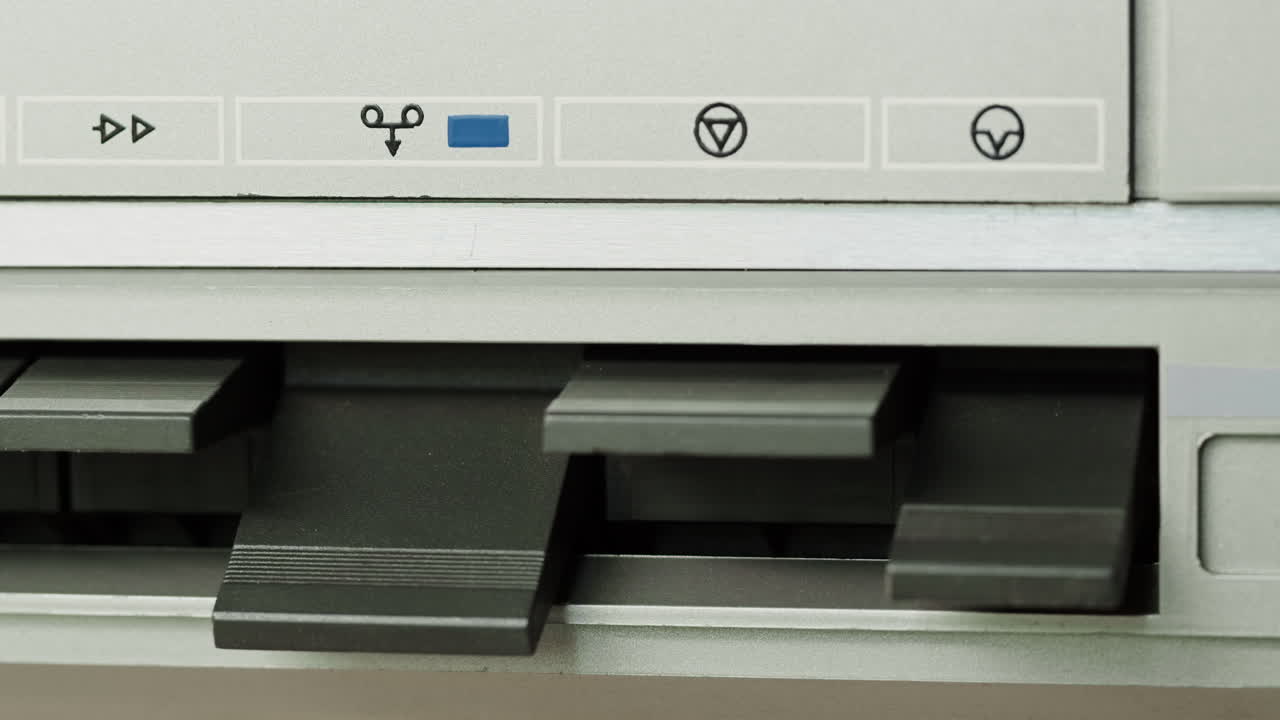 Vintage Cassette Player Controls
