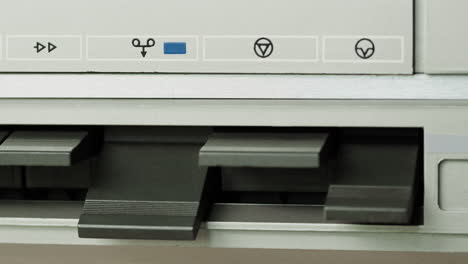 vintage cassette player controls