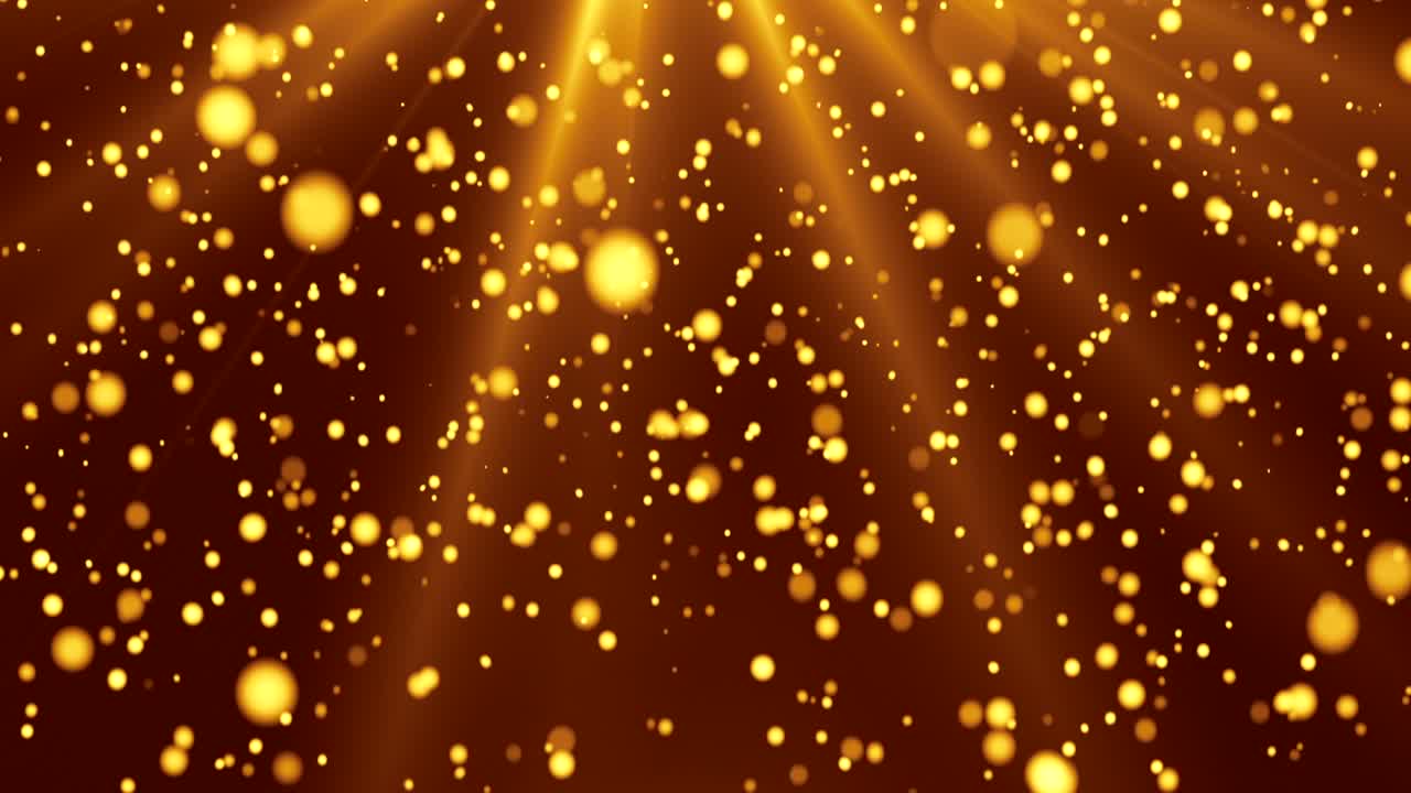Falling gold particles. Perfectly usable for a wide variety of topics like Christmas