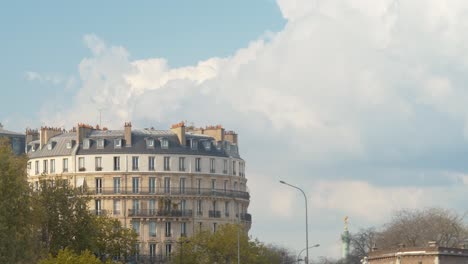 time lapse of rain clouds approaching city