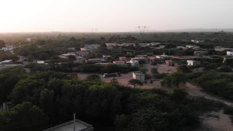 Rural-Village-In-Sindh.-Aerial-Dolly-Forward-