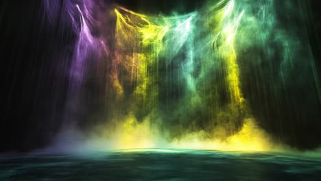 colorful abstract stage lighting