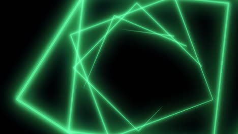 patrón de líneas verdes de neón abstractas