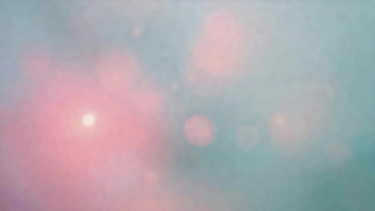 Abstract Bokeh Light Background with Pink and Blue Tones