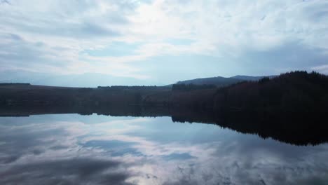 Aerial-Shot-of-Loch-Lochy-in-Spean-Bridge-Scotland-near-Ben-Nevis