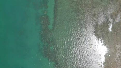 Beautiful-Paradise-Drone-Aerial-View-Telok-Melano-Sarawak,-Kampung-Telok-Melano-was-once-a-shelter-during-sea-storms-for-traders-from-Sambas,-Indonesia-to-Kuching