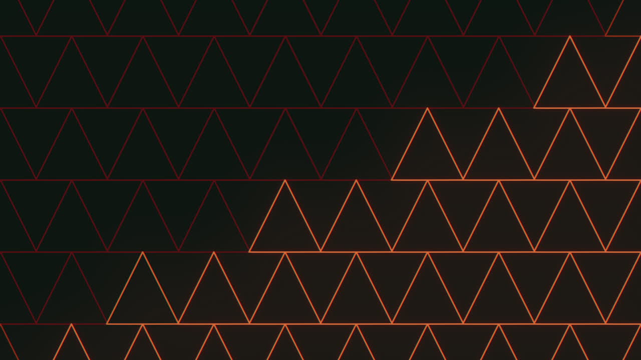 patrón de triángulo rojo audaz y llamativo simétrico sobre fondo negro
