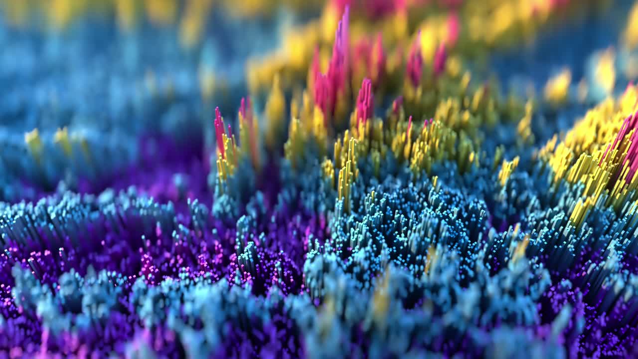 Moving scatter topographic landscape