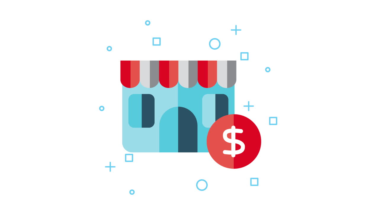 Shop Icon with Dollar Sign