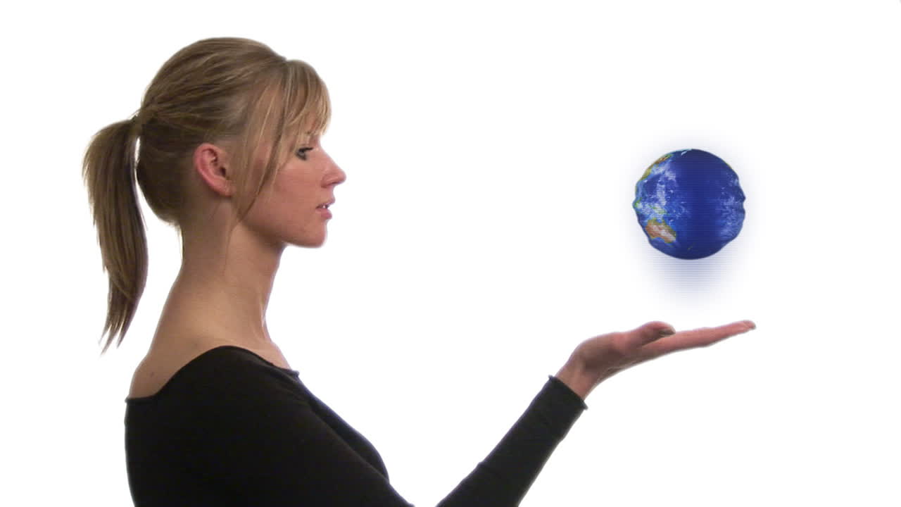 3d вращающийся глобус