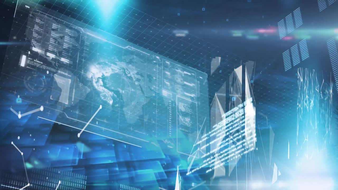 네트워크를 통해 화면에서 데이터 처리의 애니메이션