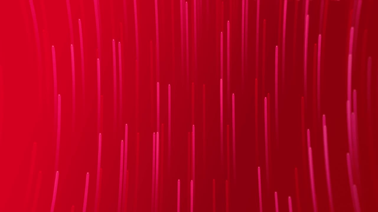 움직이는 빨간 빛의 흔적