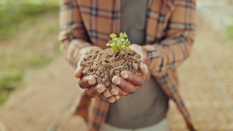 Farmer,-African-man-and-senior-face-with-soil