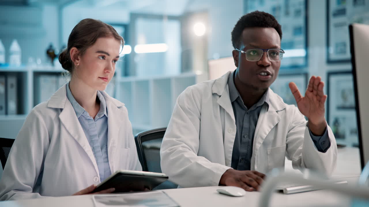 Scientists Collaborating in a Lab