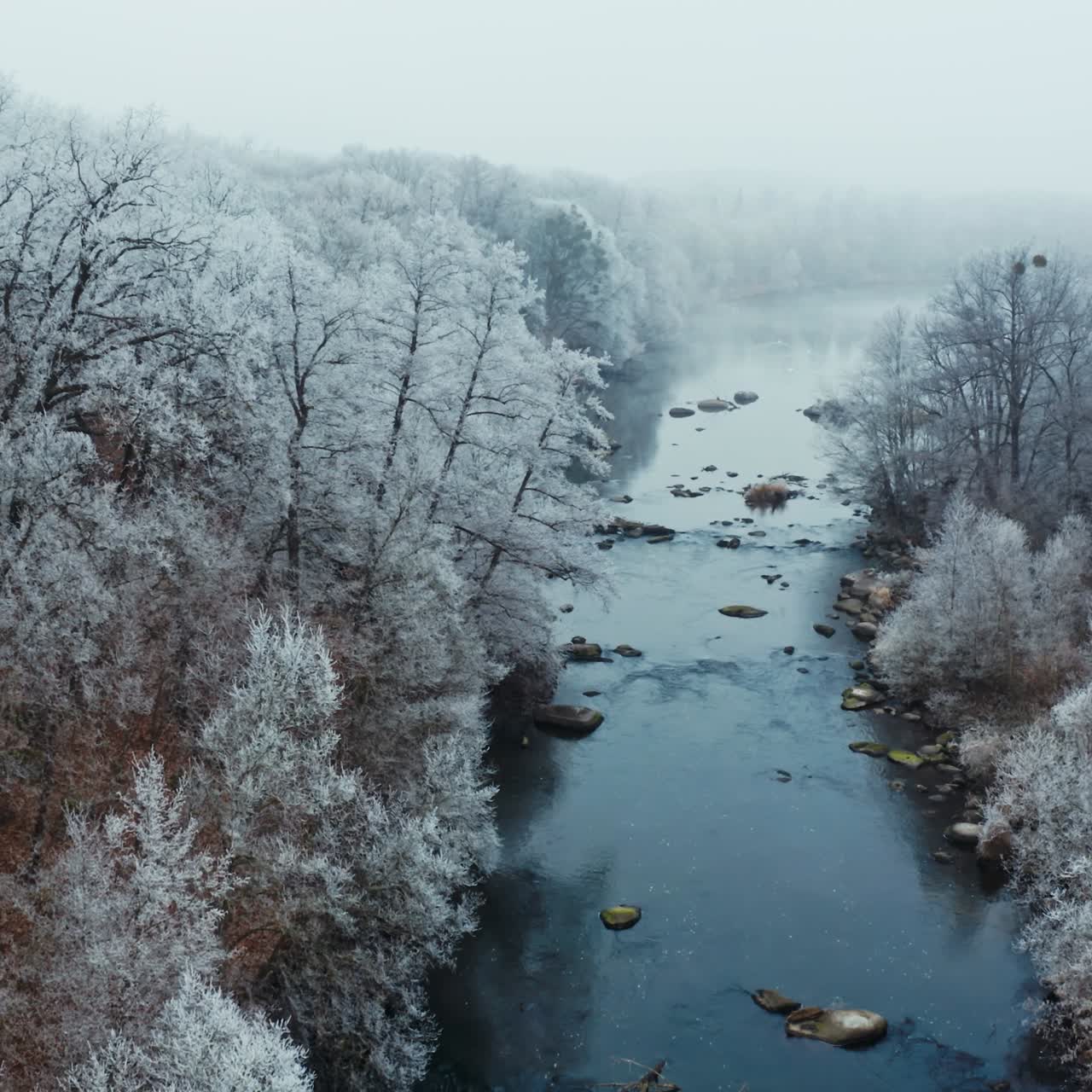 Scenic winter landscape