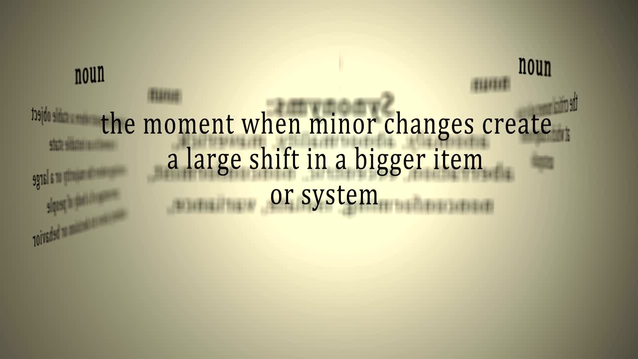 Definition: Tipping Point