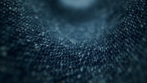 blue textile jeans cloth texture close-up macro. fashion fabric multicolor. cotton casual clothes