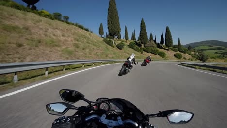 motorcycle adventure in tuscany