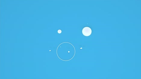 bubbles air concept - animation cartoon bubbles air are born and broken go on and on