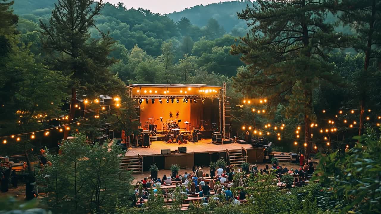 Outdoor Concert at an Amphitheater