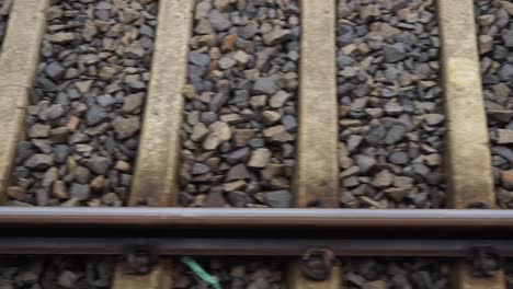 video de movimiento de la vía del ferrocarril indio