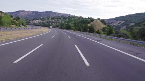 intercity highway, timelapse.