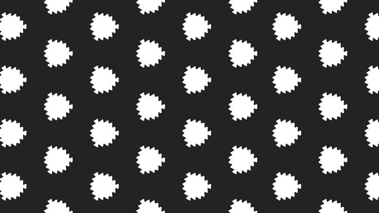 Animated seamless pattern design floating